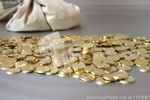 Image of russian metallic coins