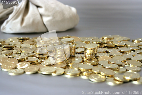 Image of russian metallic coins