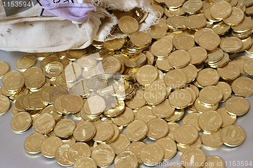 Image of russian metallic coins