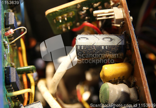Image of Video casette recorder closeup.