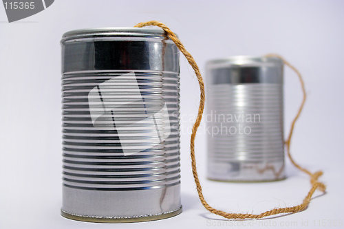 Image of Tin can telephone