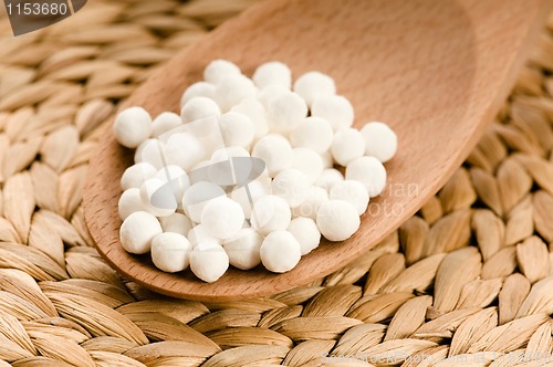 Image of white tapioca pearls