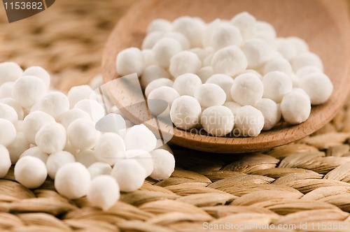 Image of white tapioca pearls