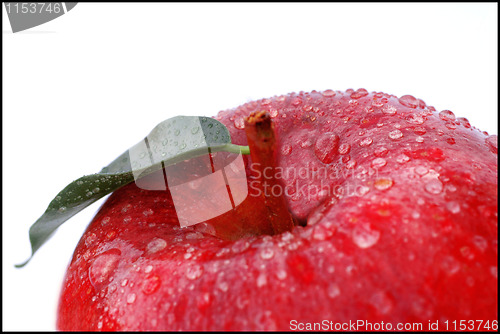 Image of Apple with drops