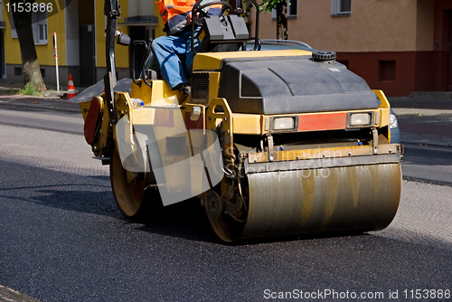 Image of road roller