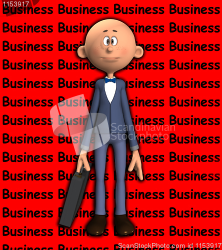 Image of Cartoon Business Man