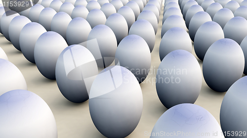 Image of Lots Of Easter Eggs
