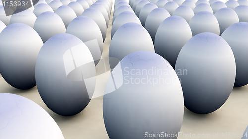 Image of Lots Of Easter Eggs