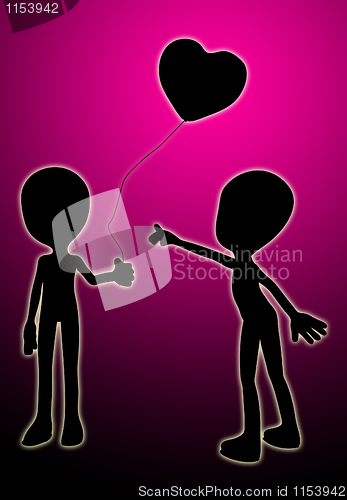 Image of I Love Your Love Balloon