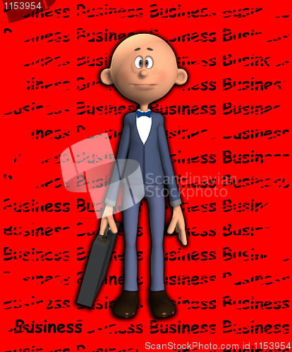 Image of Cartoon Business Man