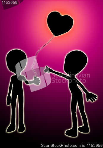 Image of I Love Your Love Balloon