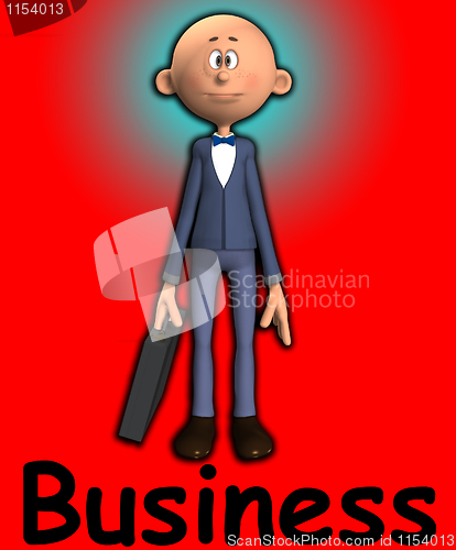 Image of Cartoon Business Man