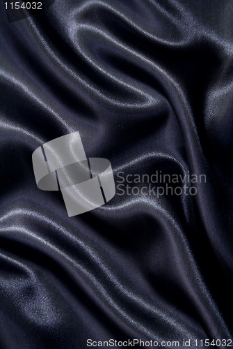 Image of Smooth elegant black silk as background