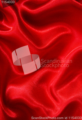 Image of Smooth Red Silk as background 