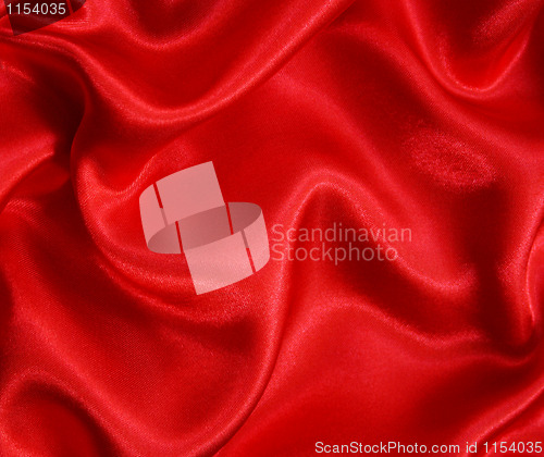 Image of Smooth Red Silk as background