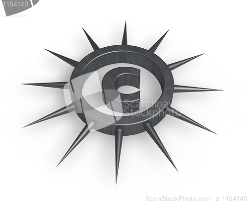 Image of spiky letter c