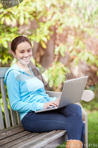 Image of Asian college student