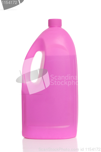 Image of Pink plastic bottle