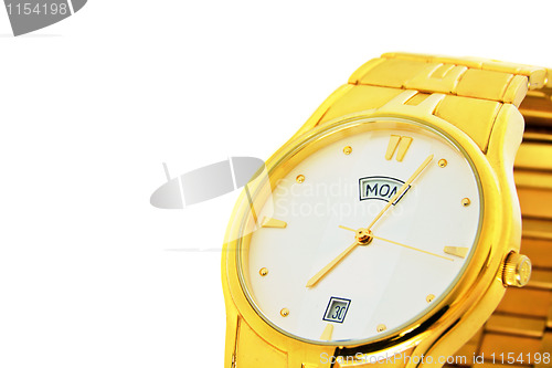 Image of Golden wrist watch