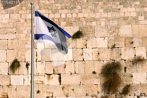 Image of Waiving Flag of Israel