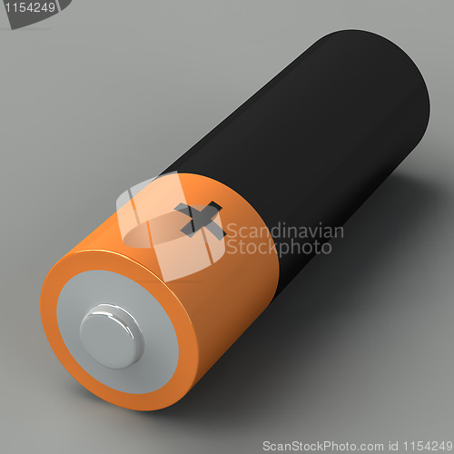 Image of 3d illustration of battery