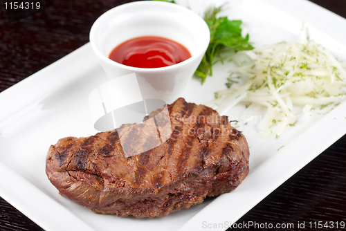 Image of Juicy roasted beef steak