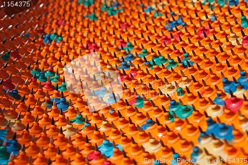 Image of Light and shadow on a multicolor structure
