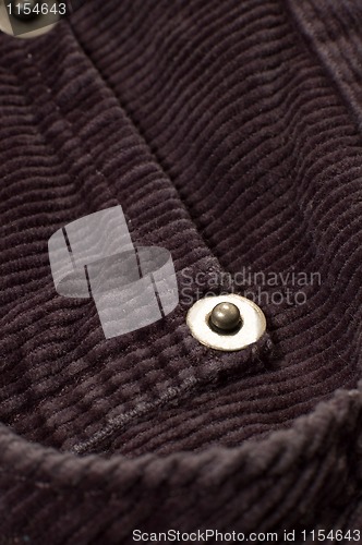 Image of black jeans detail