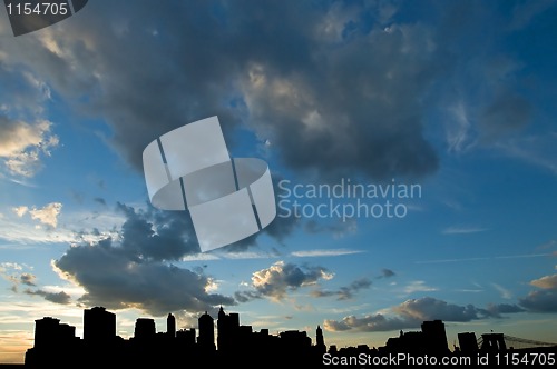 Image of manhattan silhouettes