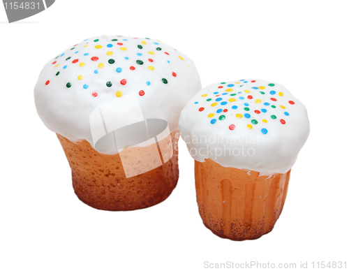 Image of orthodox easter - two kulich