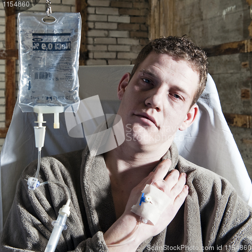 Image of Sick man