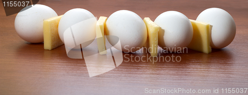 Image of Cheese and eggs