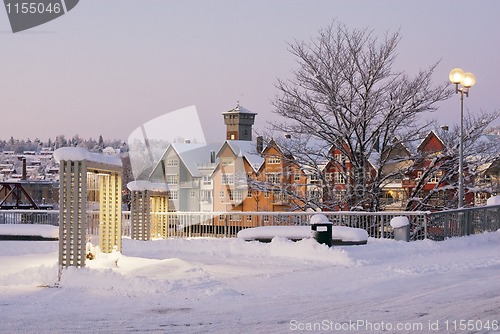 Image of Brygga sett fra torget, Steinkjer