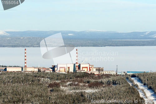 Image of View of the Kola nuclear power station