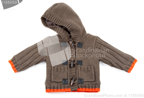 Image of Brown Children's knitted sweater