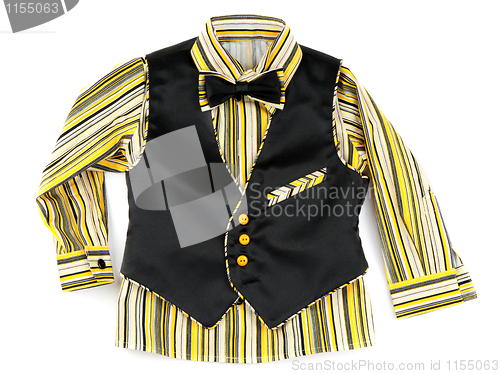 Image of infant striped shirt