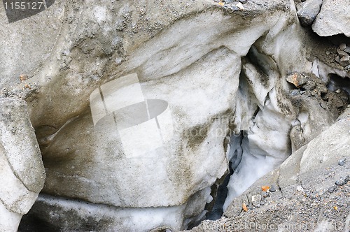 Image of Close-up view of glacier