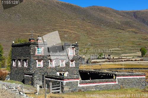 Image of Tibetan building