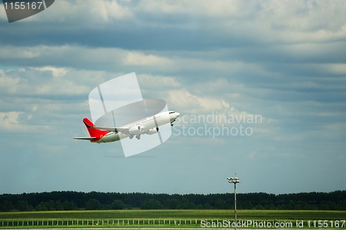 Image of Airplane taking off