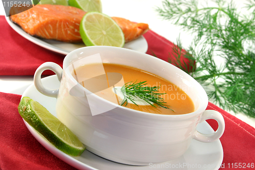 Image of Salmon cream soup