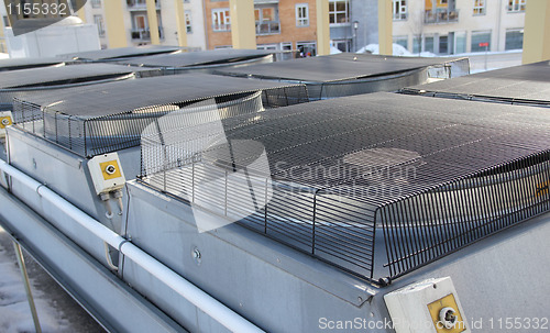 Image of Ventilation system on the roof.