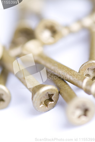 Image of Closeup of screws