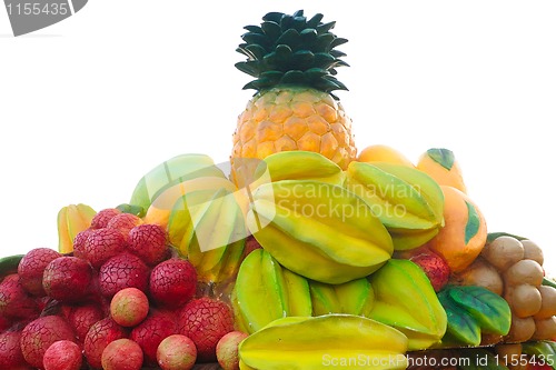 Image of Fruit statue