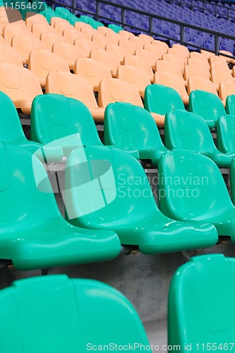 Image of Chairs in stadium