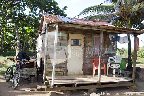 Image of typical house Corn Island Nicaragua Central America