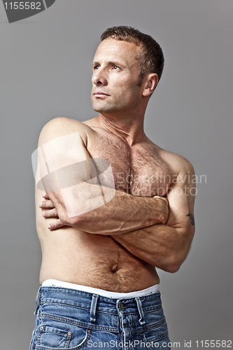 Image of handsome muscle man