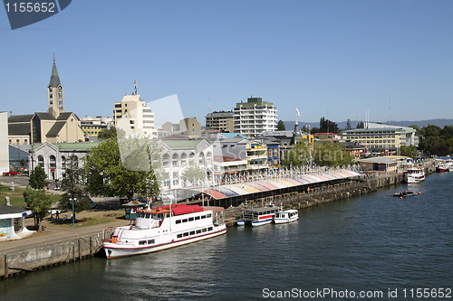 Image of The Center of the Chilean town Valdivia