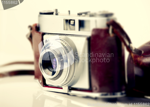 Image of Old fashioned photography camera