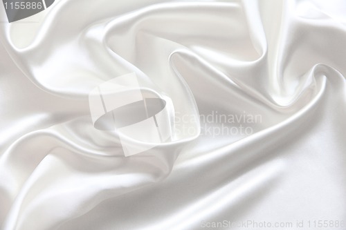 Image of Smooth elegant white silk 