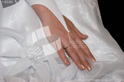 Image of Bride hand